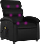 vidaXL Massagesessel Schwarz Kunstleder Modell 5