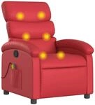 vidaXL Massagesessel Rot Kunstleder Modell 2