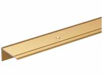 Treppenkantenprofil Aluminium 23 mm x 45 mm x 1.000 mm Gold