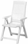 Progarden Klappsessel Tampa 50 cm x 44 cm x 111 cm Wei&szlig;