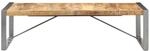 vidaXL Couchtisch 140x70x40 cm Raues Mangoholz