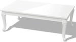 vidaXL Couchtisch 115&times;65&times;42 cm Hochglanz Wei&szlig; 243381