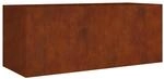vidaXL Hochbeet 200x80x80 cm Cortenstahl 824539