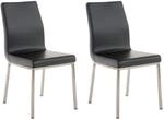CLP 2er Set Esszimmerst&uuml;hle Colmar Schwarz