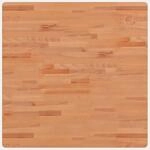 vidaXL Tischplatte 80x80x1,5 cm Quadratisch Massivholz Buche 355970