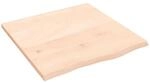 vidaXL Tischplatte 60x60x2 cm Massivholz Eiche Unbehandelt 3156287
