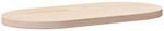 vidaXL Tischplatte 70x35x2,5 cm Massivholz Kiefer Oval 824345