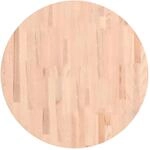 vidaXL Tischplatte &Oslash;70x2,5 cm Rund Massivholz Buche 355917