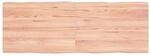 vidaXL Tischplatte 140x50x2-4 cm Massivholz Behandelt Baumkante 363964
