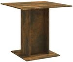 vidaXL Esstisch R&auml;uchereiche 80x80x75 cm Holzwerkstoff