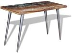 vidaXL Esstisch Altholz Massiv 120x60x76 cm