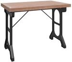 vidaXL Esstisch 110x65x82 cm Massivholz Tanne und Eisen