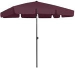 vidaXL Strandschirm Bordeauxrot 200x125 cm 314731