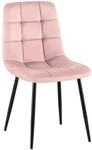CLP Esszimmerstuhl Antibes Samt Pink