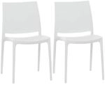 CLP 2er Set St&uuml;hle Maya Wei&szlig;