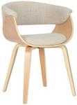 CLP Stuhl Bruce Stoff Creme/Natura