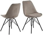 ebuy24 Eris Esszimmerstuhl Samt Beige
