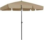 vidaXL Strandschirm Taupe 200x125 cm 314730