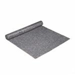 Relaxdays Malervlies Vlies PE Grau Selbsthaftend Rutschfest 1 m x 25 m 5 kg