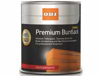 OBI Premium Buntlack Tribrid Silbergrau hochglänzend 750 ml