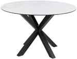 ebuy24 Heaven Esstisch &Oslash;119cm Wei&szlig;
