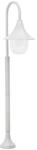 vidaXL Garten-Pollerleuchte E27 120 cm Aluminium Wei&szlig; 44210