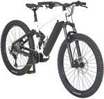 Prophete E-Bike MTB Dice 5.0 Full-Suspension Wei&szlig;-Schwarz Matt 27,5 Zoll