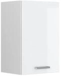 Vicco H&auml;ngeschrank R-Line H&auml;ngender K&uuml;chenschrank Wei&szlig; Hochglanz/Wei&szlig; 40 cm