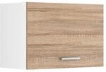 Vicco H&auml;ngeschrank R-Line H&auml;ngender K&uuml;chenschrank Sonoma/Wei&szlig; 60 cm Flach