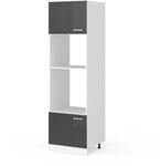 Vicco Mikrowellenschrank R-Line K&uuml;chenregal f&uuml;r die Mikrowelle Anthrazit