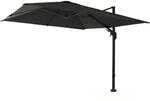 Siena Garden Ampelschirm 300 cm x 300 cm Anthrazit mit Kurbelmechanik