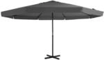 vidaXL Sonnenschirm mit Aluminium-Mast 500 cm Anthrazit 44474