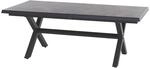 Siena Garden Gartentisch Sincro Rechteckig ausziehbar HPL Titan 100 cm x 200 cm