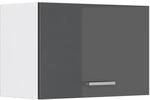 Vicco H&auml;ngeschrank R-Line H&auml;ngender K&uuml;chenschrank Anthrazit Hochglanz/Wei&szlig; 60 cm