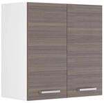 Vicco H&auml;ngeschrank R-Line H&auml;ngender K&uuml;chenschrank Grau/Wei&szlig; 60 cm