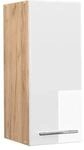 Vicco H&auml;ngeschrank Fame-Line H&auml;ngender K&uuml;chenschrank Wei&szlig; Hochglanz/Goldkraft