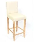 MCW Barhocker Cesena 2er-Set Creme Helle F&uuml;&szlig;e