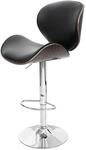 MCW Barhocker Arklow Grau Kunstleder Schwarz