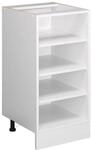 Vicco K&uuml;chenregal R-Line Offener K&uuml;chenschrank Wei&szlig;/Wei&szlig; 40 cm ohne...