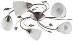 Lindby Deckenlampe Yannie 9624648 Retro Vintage Antik in Alu aus Metall 5-flammig E14