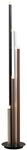Lucande LED Stehlampe Stoika 9918008 Dimmbar Modern in Schwarz aus Metall 5-flammig
