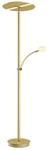 Lucande LED Stehlampe Anniki 9624294 Dimmbar Modern in Gold Messing aus Metall