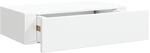 vidaXL Wandregal mit Schublade Wei&szlig; 40x23,5x10 cm MDF 330241