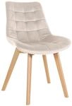 CLP Stuhl Brook Samt Creme
