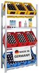 PROREGAL Getr&auml;nkekistenregal Getr&auml;nkeregal Chiemsee Made in Germany HxBxT 185 x 106