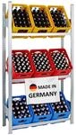 PROREGAL Getr&auml;nkekistenregal Getr&auml;nkeregal Chiemsee Made in Germany HxBxT 185 x 106