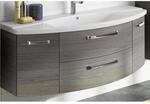Pelipal Waschbeckenunterschrank 140 cm Serie 4010 Graphit Struktur quer