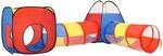 vidaXL Kinder-Spielzelt Mehrfarbig 190x264x90 cm 93676