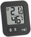 TFA Digitales Thermo-Hygrometer Moxx Schwarz mit Komfortzonen-Indikator