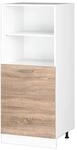 Vicco Herdumbauschrank R-Line Herdschrank Sonoma/Wei&szlig; 60 cm